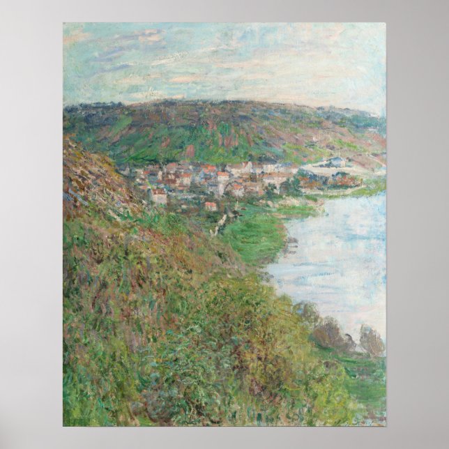 Vétheuil (1880) från Claude Monet Poster (Framsidan)