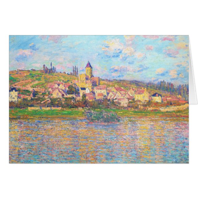 Vetheuil Claude Monet 1879 OBS Kort (Framsidan Horizontal)