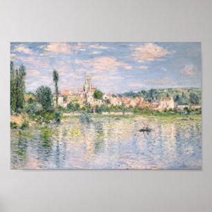 Vetheuil i sommar av Claude Monet Poster