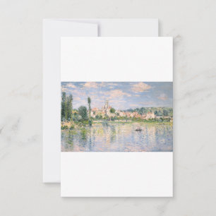 Vetheuil i sommar av Claude Monet Tack Kort