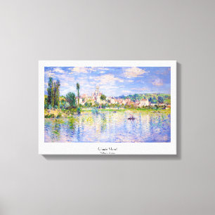 Vetheuil i sommaren Claude Monet Canvastryck