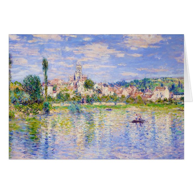 Vetheuil i sommaren Claude Monet OBS Kort (Framsidan Horizontal)