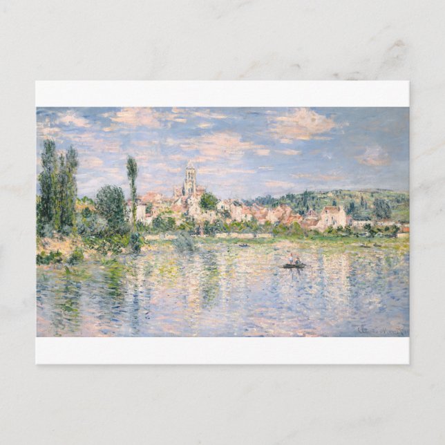 Vetheuil in Summer by Claude Monet Vykort (Framsida)