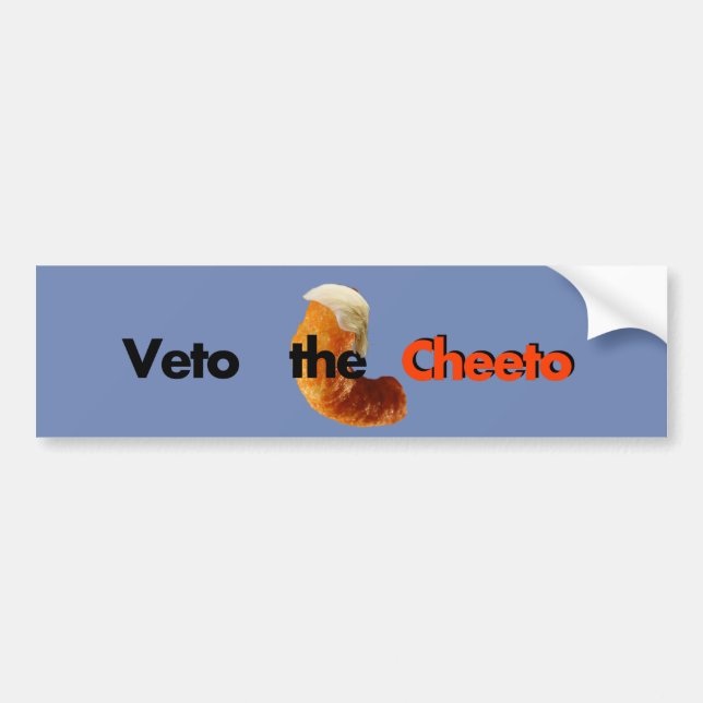 Veto den Cheeto bildekalet Bildekal (Framsidan)