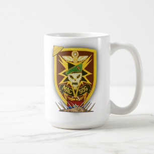Vets för veteran för vietnamkriget LRRPS för MA Kaffemugg
