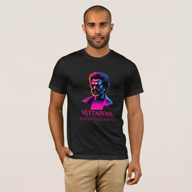 Vettaiyan Fury: Regel Skärm! T Shirt (Hel framsida)