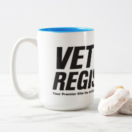 Vette Registry Tvåtons 15oz Keramikkopp Två-Tonad Mugg