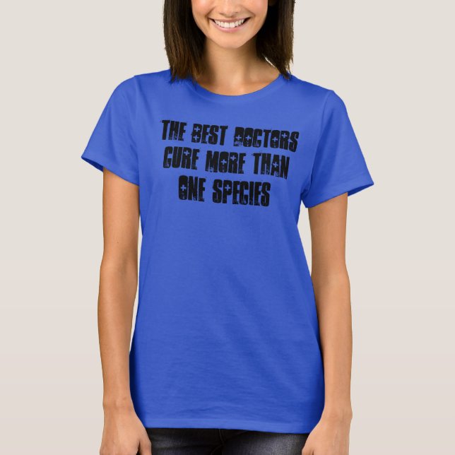 VetTech - de bäst doktorerna Tee Shirt (Framsida)