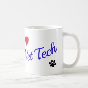 VetTech - tass avtryck på min hjärta Kaffemugg