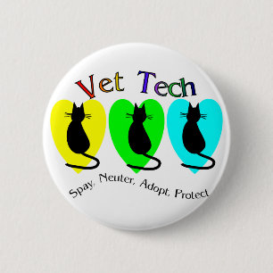 VetTech, unika gåvor för veterinär- bemannar Knapp