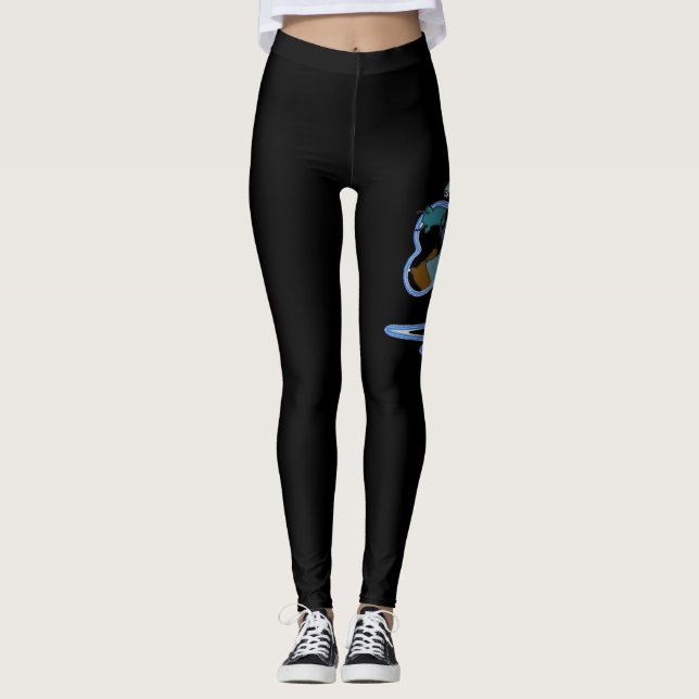 VetTechdamasker Leggings (Framsida)