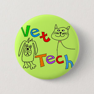 VetTechgåvor, veterinär- tekniker Knapp