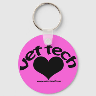vettechkeychain nyckelring