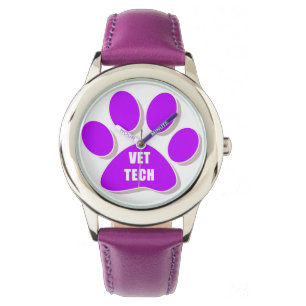 Vettechklocka vid vettechstuff armbandsur