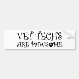 VetTechs är Pawsome Bildekal