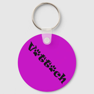 vettechtassen skuggar designkeychain nyckelring