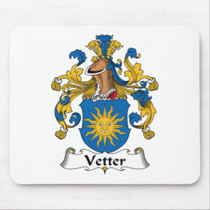 Vetter familjvapensköld musmatta