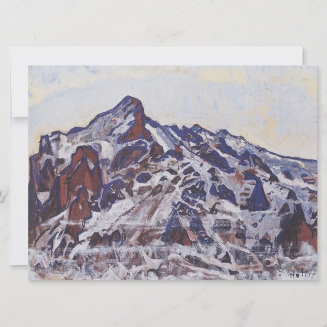 Vetterhornberget (vinterlandskap) kort (Framsida)