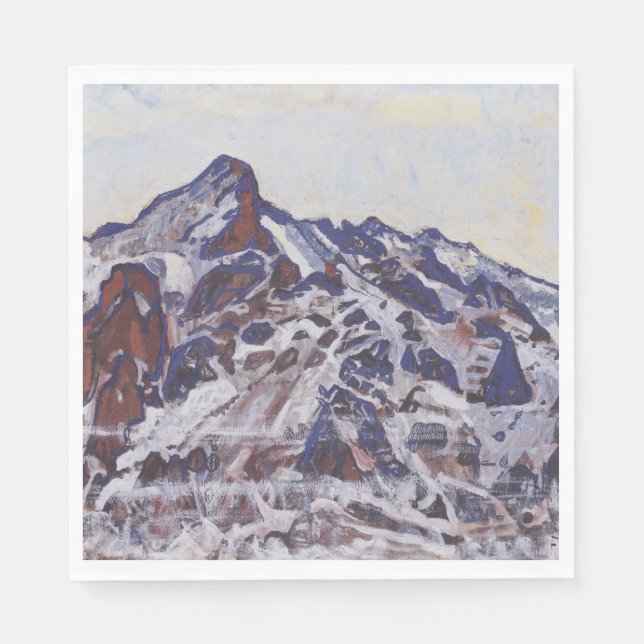 Vetterhornberget (vinterlandskap) pappersservett (Framsidan)