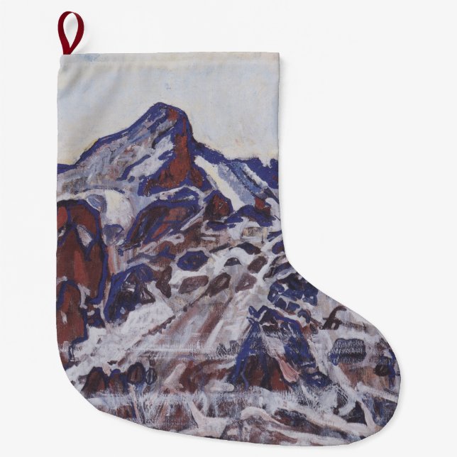 Vetterhornberget (vinterlandskap) stor julstrumpa (Framsidan)