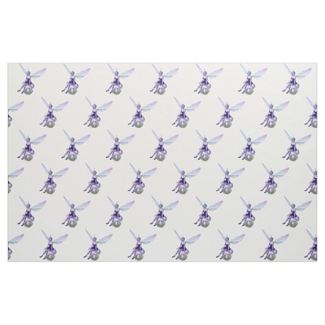 Vettig lila på svamp tyg (Fat Quarter)
