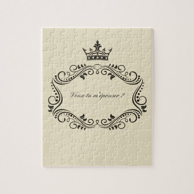 Veux tu m'épouser ? pussel (Vertikal)