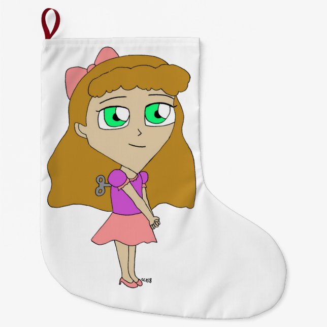 veva chibi stor julstrumpa (Framsidan)