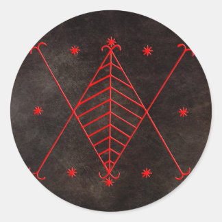 Veve Ayizan Sticker Runt Klistermärke