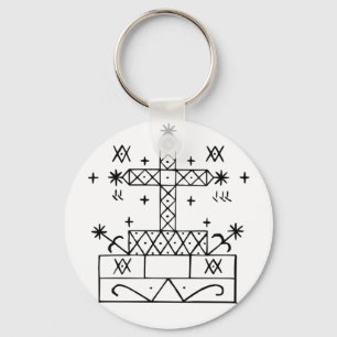 veve för baronsamedi nyckelring