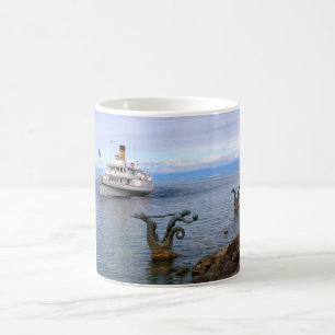 Vevey Paddle-båt, Sjö Genève Kaffemugg