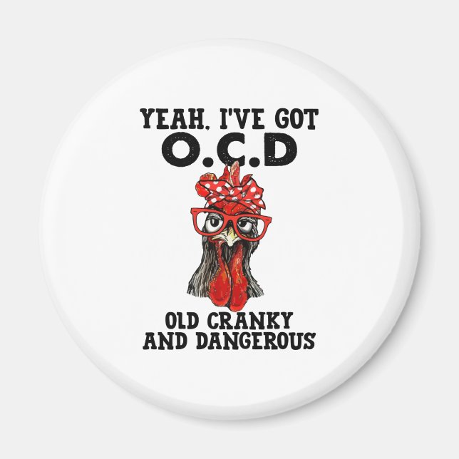 Vevy och farlig kyckling magnet (Framsidan)