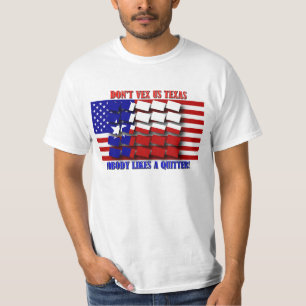 Vex inte USA Texas - ingen gillar en kvitter T-shirt