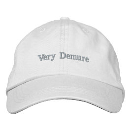 Vey Demure Baseball Cap Broderad Keps