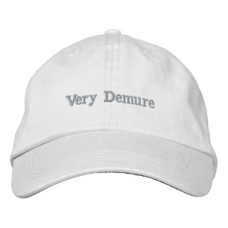 Vey Demure Baseball Cap Broderad Keps
