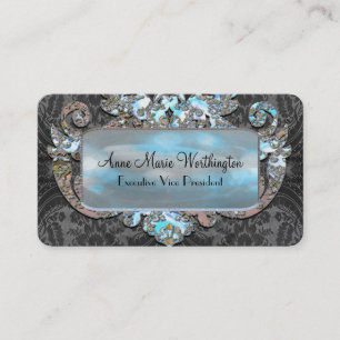 Veyla glädje eleganta Goth 3,5" x 2" professionel Visitkort