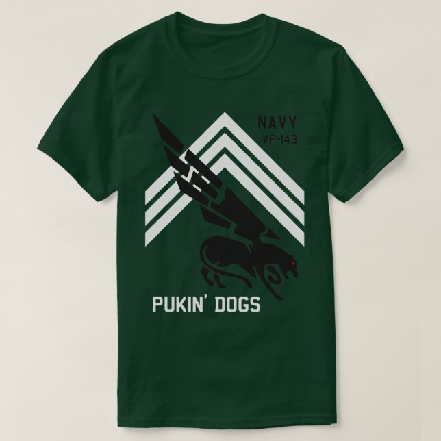 VF143 Pukin Hundar Sans Reproache  T Shirt (Design framsida)