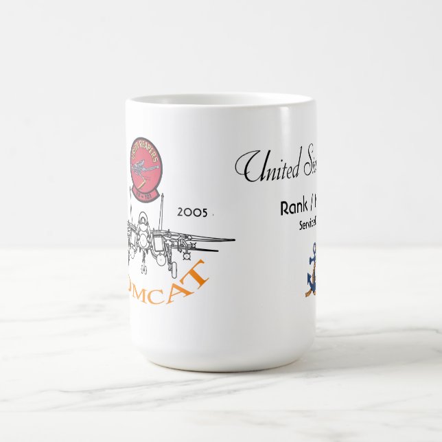 VF-101 grymma Reapers - Tomcat F-14 Kaffemugg (Center)