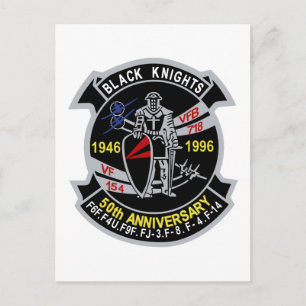 VF-154 Black Knight 50-årsdagen Vykort