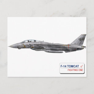 VF-1 Wolfpack F-14 Tomcat Vykort