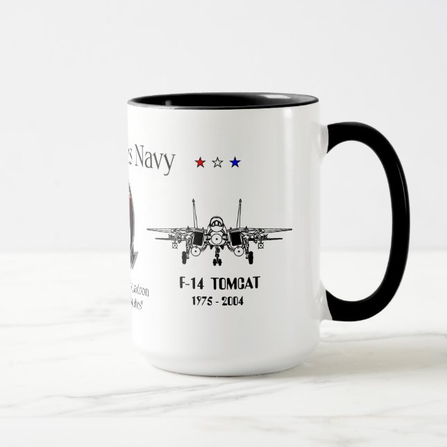 VF-211 "Checkmates" - F-14 Tomcat Sq. Mugg (Höger)