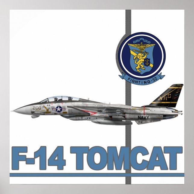 VF-32 Swordsmen Print Poster (Framsidan)