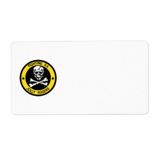 VF-84 Jolly Rogers-etikett Fraktsedel