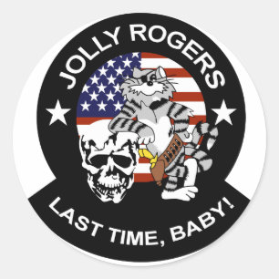 VF-84 Jolly Rogers Runt Klistermärke