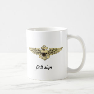VFA-14 undertecknar beställnings- öl Stein w/cal Kaffemugg