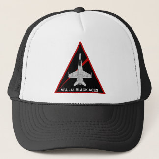 VFA - 41 Fighter Squadron Black Ess 3 Truckerkeps