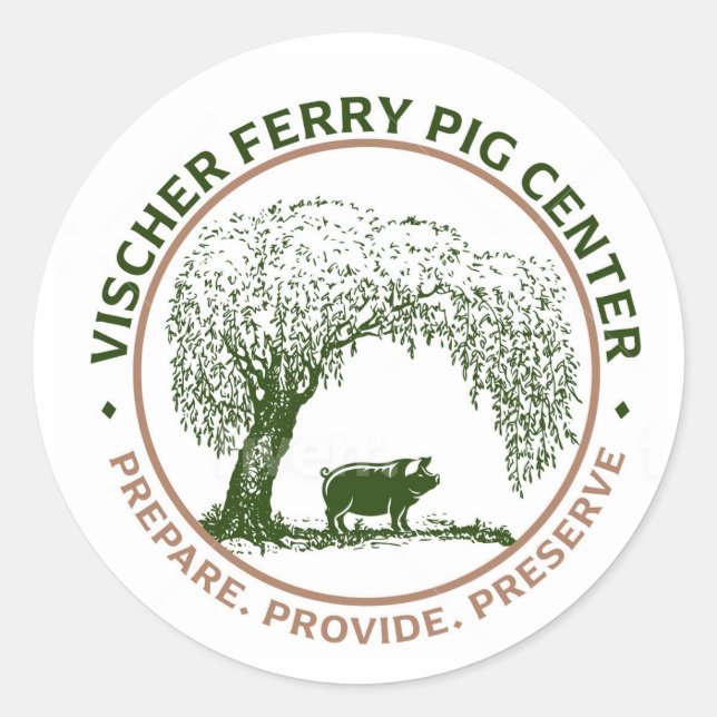 VFPC Stickers Runt Klistermärke (Framsida)