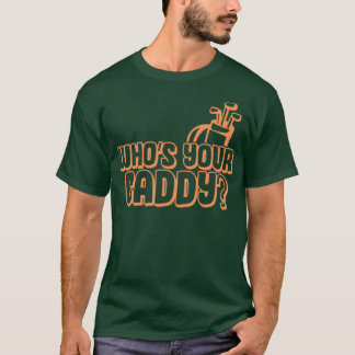 Vhos din Caddygåva till en golfkaddie T Shirt