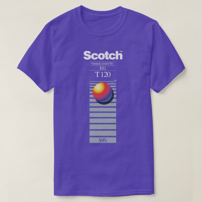 VHS-band 80s T Shirt (Design framsida)