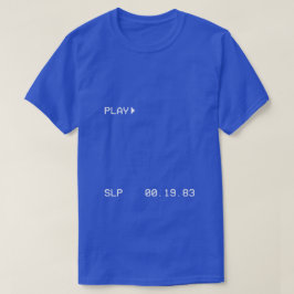 VHS Blue Screen Retro T-Shirt