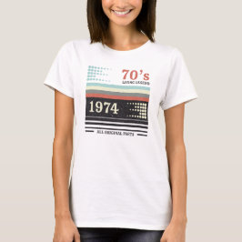 Vhs Cassete 1974 Begränsad Edition | Födelsedag Gi T Shirt